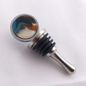 Fused Glass Bottle Stopper Tide Pool