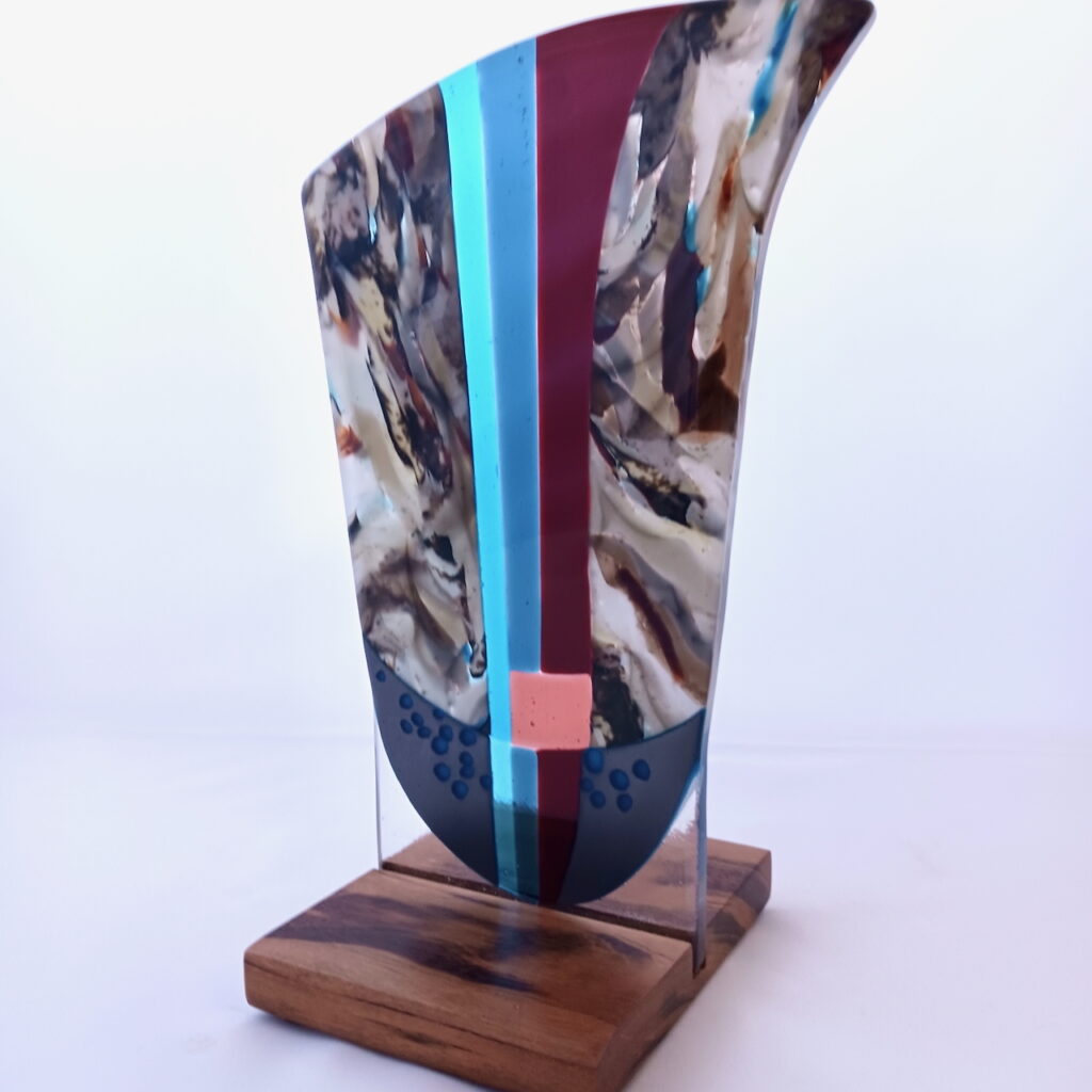 Fused Glass Sculpture Inner Piece