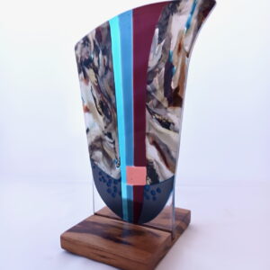 Fused Glass Sculpture Inner Piece