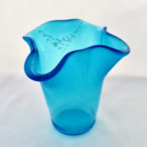 Fused Glass Pearl Vase Refreshing
