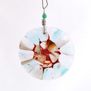 Fused Glass Bagatelle Littoral - hanging